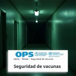 Logo de OPS en un fondo de psiquitátrico