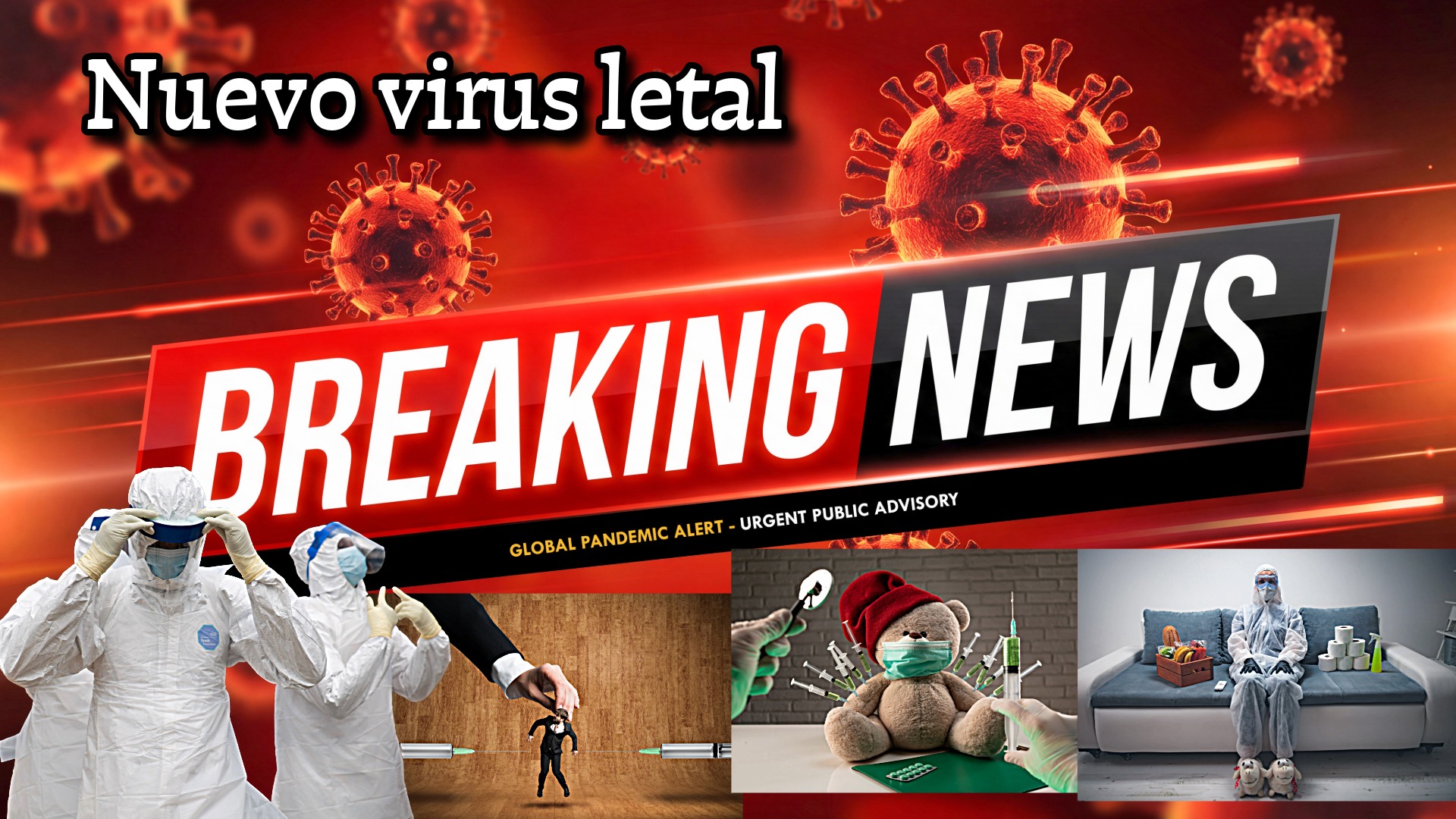 Un breaking news sobre alerta sanitaria