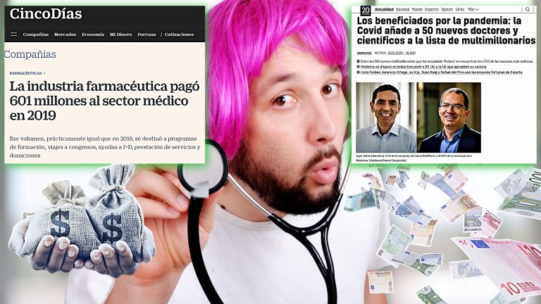 Noticias de periódicos y dinero de soborno en suspensión