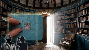 Biblioteca y personajes ocultos